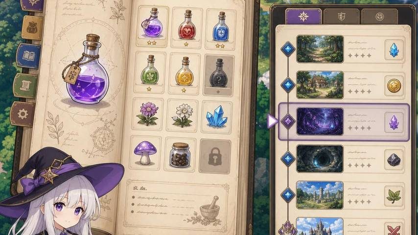 魔女秘药 剧情RPG 画面 2